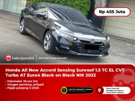 Honda All New Accord Sensing Sunroof 1.5TC EL CVT Turbo AT 2022 2023