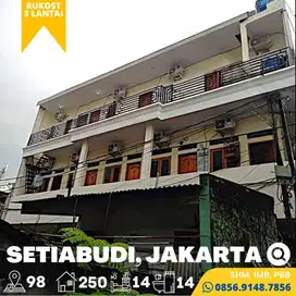 Rumah Kost dijual Murah 3 Lt. 14 Kamar, Furnished, Setiabudi, JakSel