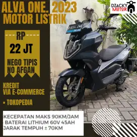 ALVA ONE 2023 MOTOR LISTRIK SECOND LIKE NEW