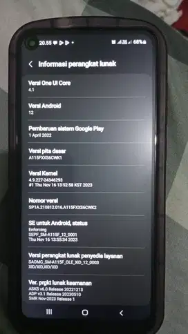 Hp samsung  ram 3/32