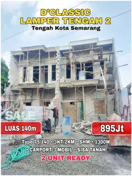 Rumah di lamper, 5 menit pusat kota simpang lima