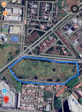 JUAL TANAH RAYA DARMO PERMAI PASAR MODERN 5.2HA KOMERSIAL LANGKA