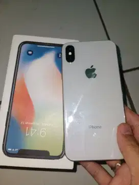jual iphone X 64 gb mulus like new