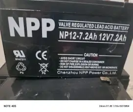 Aki,12Volt.7AH Siap pakai