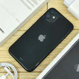 iPhone 11 128 GB Black ex iBox PA/A [ Fullset ] Garansi Resmi Aktif