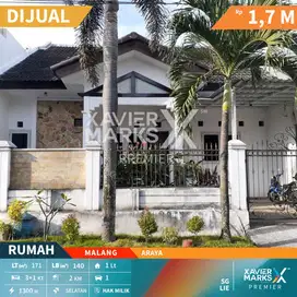 Dijual Rumah Cantik dan Siap Masuk di Araya kota Malang
