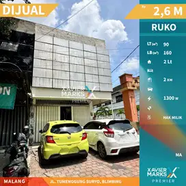Ruko Dijual di Jalan Tumenggung Suryo, Blimbing, Malang