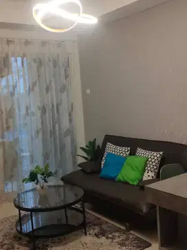 Disewakan Apartemen Royal Mediterania Garden, 2BR Furnished Luas 41m2