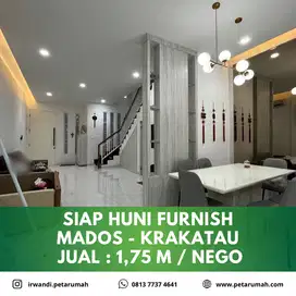 Rumah siap huni perabot lengket furnish daerah krakatau kota medan