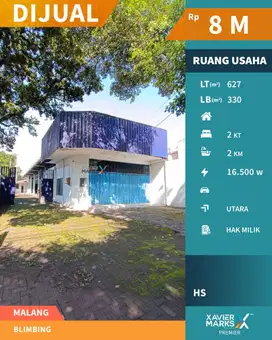 Dijual Ruang Usaha Plus Gudang Hook Di Jalan Blimbing Malang(OLX651)