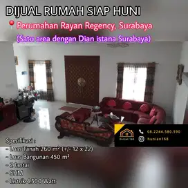 Rumah Rayan Regency Regenci Dian Istana Wiyung Graha Surabaya Barat