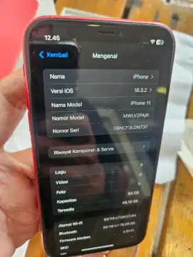 IPHONE 11. IBOX. 64 GB. BH 100 GANTI
