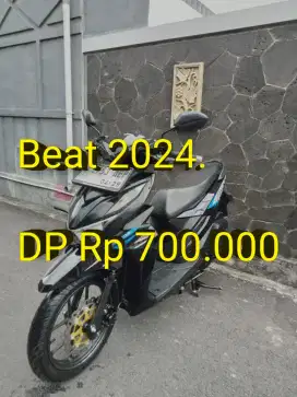 Beat 2024. Pajak ON. Standar. Mulus. Original. Ban OK. Cash/Kredit/TT