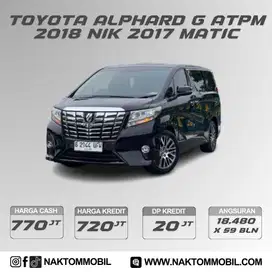 (DP 20 JT) ALPHARD G ATPM 2018 AT