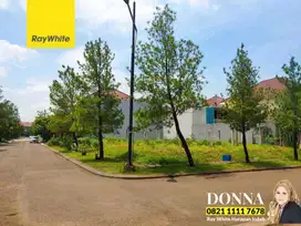 Kavling Hoek Siap Bangun Posisi Bagus di Cluster Taman Cemara