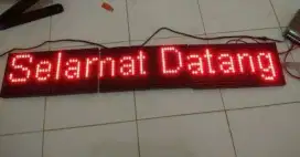 Running Text Second