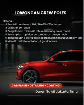 LOKER CREW POLES MOBIL