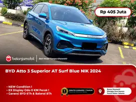 [ NEW CONDITION ] BYD Atto 3 Superior AT Surf Blue 2024/2025