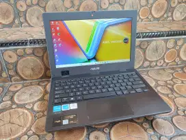 Asus intel n4500 mobile ram 4gb ssd 128gb batre 6jam siap pakai
