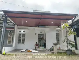 Kanopi cardoba atap alderon + plafon pvc laminated