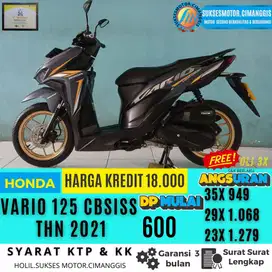 PROMO VARIO 125 CBSISS MURAH GARANSI CASH&KREDIT FREE OLI