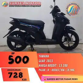 YAMAHA GEAR 125 TAHUN 2023 FREE SERVIS, GRATIS OLI, BERGARANSI