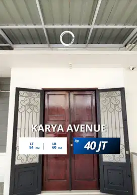 Disewa Rumah Jalan Pembangunan Komplek Villa Karya Avenue Helvetia