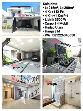 Jual Rumah Mewah dan Baru Area Solo Mojosongo Banjarsari, Dekat Dr.Oen