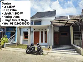 Jual Rumah Siap Pakai Habis Renovasi Total Area Perumahan Gentan