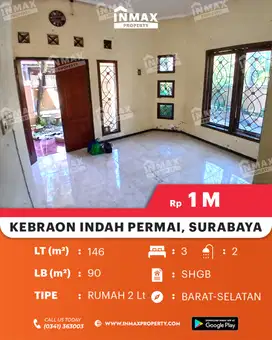 Rumah Kebraon Dekat Mastrip Karangpilang Wiyung
