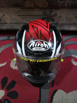 Helm Airoh Size L Fit M minus pemakaian