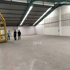Sewa gudang 2 lantai di pulo gadung 600m2 strategis