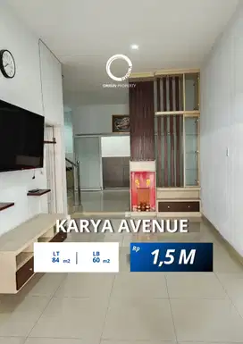 Dijual Rumah 3 Tingkat Komplek Villa Karya Avenue Daerah Amir Hamzah