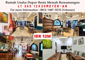 Rumah Usaha Dapur Resto Mewah Rawamangun 365mtr