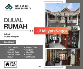 Jual cepat rumah termurah di Komplek Antapani lokasi super strategis