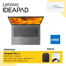 Lenovo IdeaPad Slim 3 - Intel Core i5-12450H 16GB 512GB W11 0HS