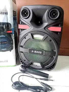 Speaker bluetooth karaoke 8,5 in