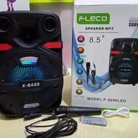 Speaker bluetooth karaoke 8,5 in