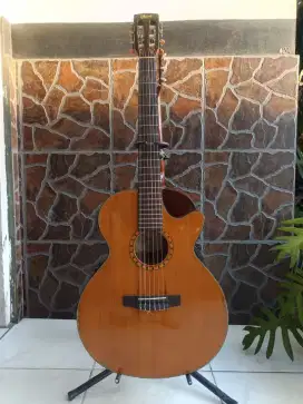 Gitar Cort CEC5 NAT Nylon Elektrik Original