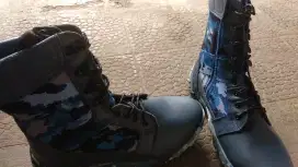 Dijual sepatu PDH TNI-AU loreng biru