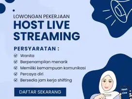 Dibutuhkan Segera Host dan Creator Kategori Beauty