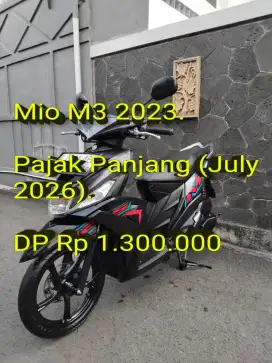 Mio M3 2023. Pajak Sangat Panjang. Like New. Mulus. Cash/Kredit/TT