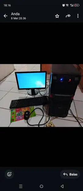 Dijual set komputer cpu