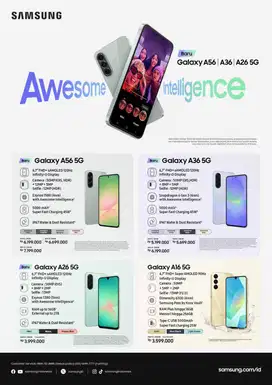 Promo cicilan hp samsung a36 dan a56 hanya dihomecredit