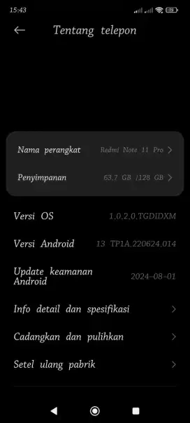 Xiaomi redmi note 11 pro