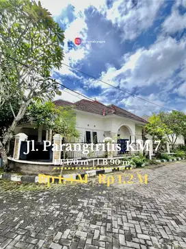 Rumah luas murah dalam perumahan alam citra jl Parangtritis km 7