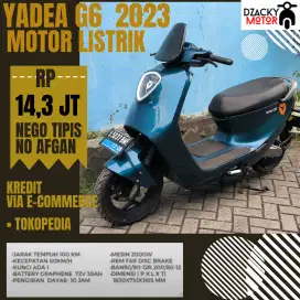 YADEA G6 2023 MOTOR LISTRIK SECOND LIKE NEW
