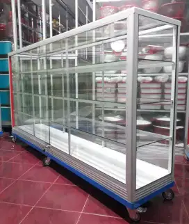 Di Jual Etalase Pake Roda Ukuran 2Mx1M