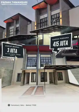 Rumah DP 0 % Mezanine