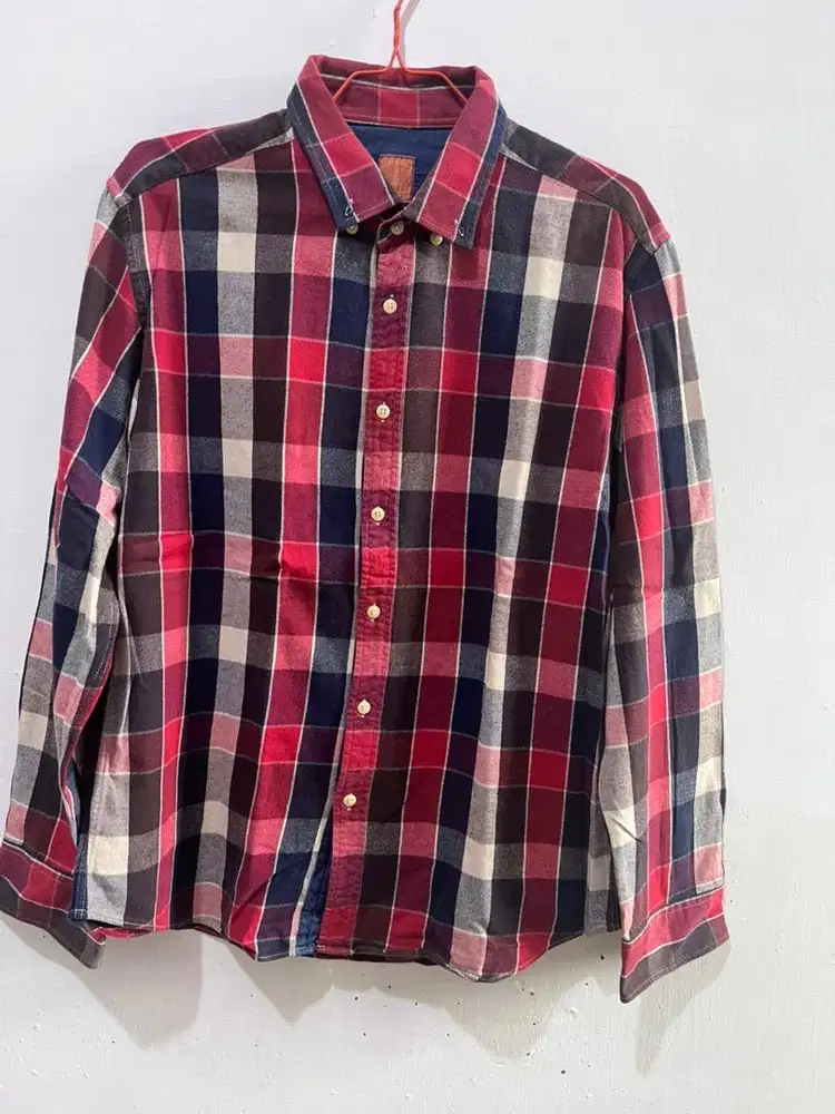 Kemeja flannel like new prelove